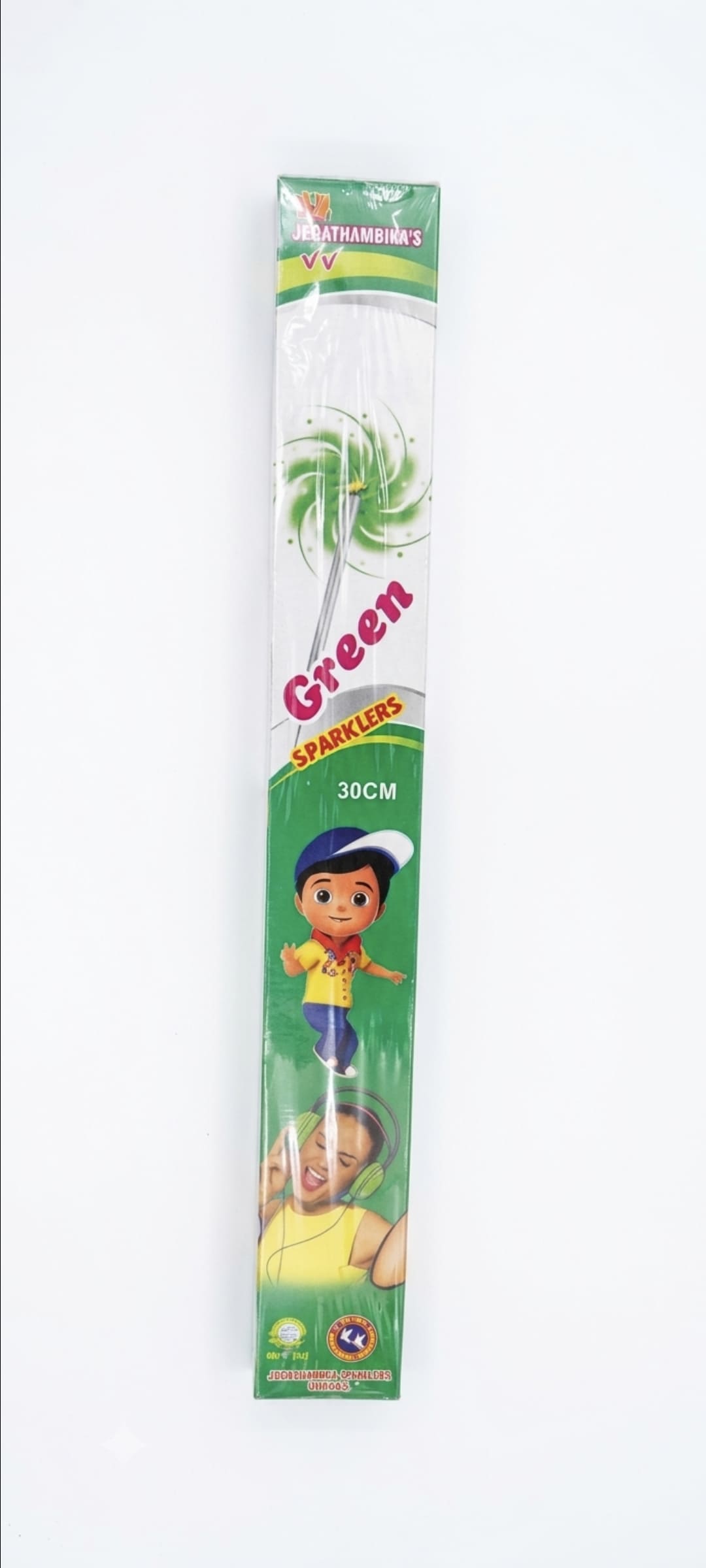 30 cm Green Sparklers