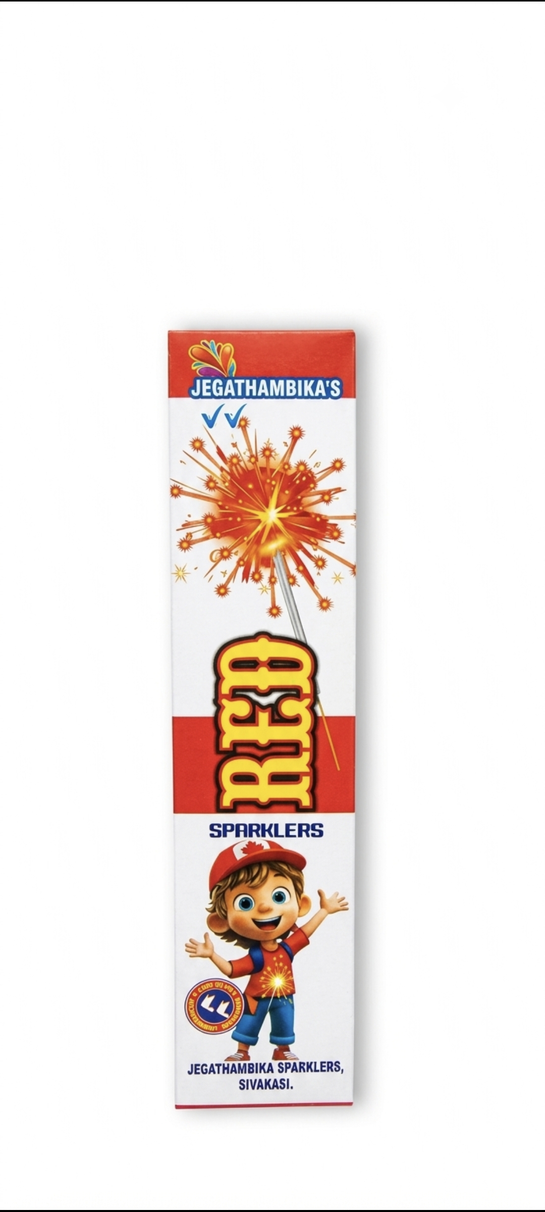 7 cm Red Sparklers